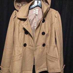 Tan short Small Nordstroms BP Pea Coat